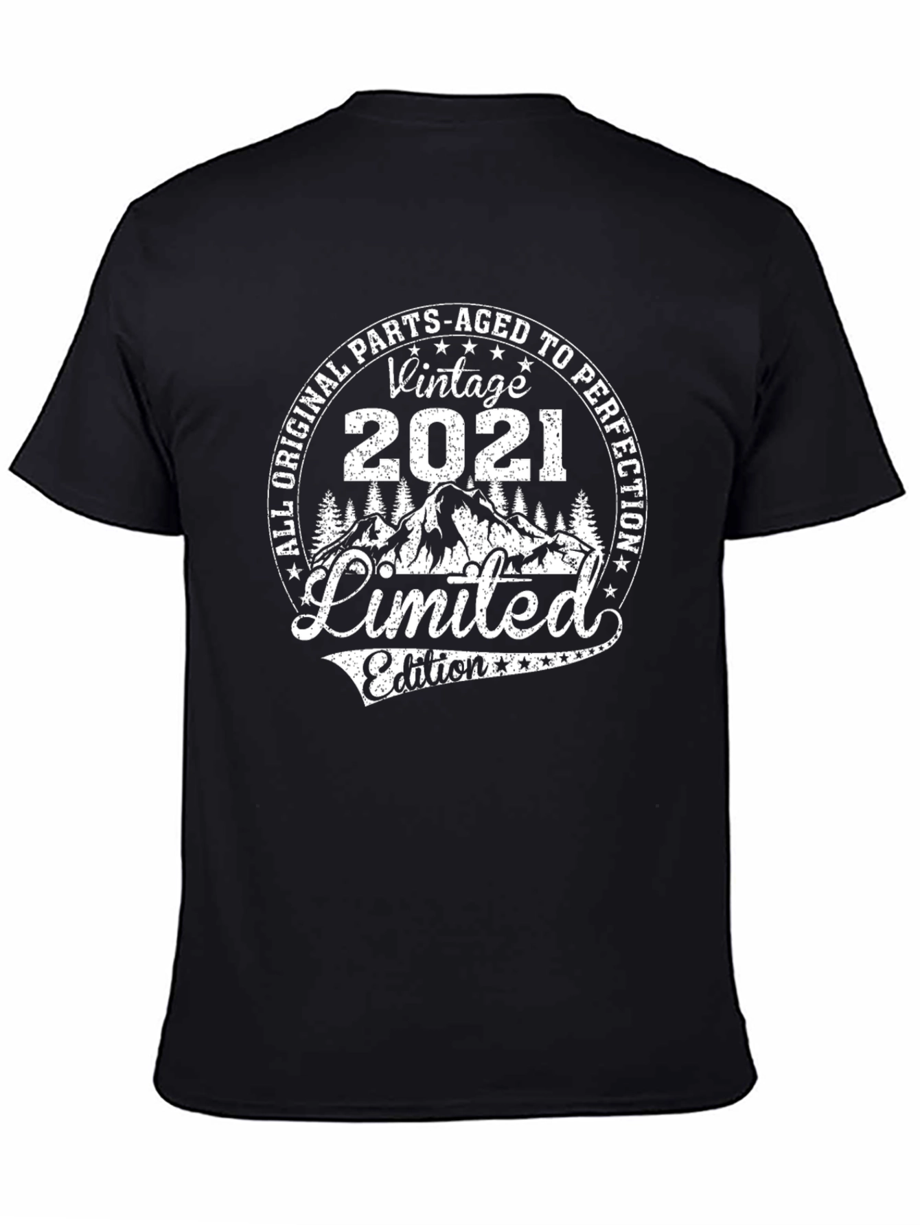 Black Vintage 2021 Limited Edition Graphic Tee view 4