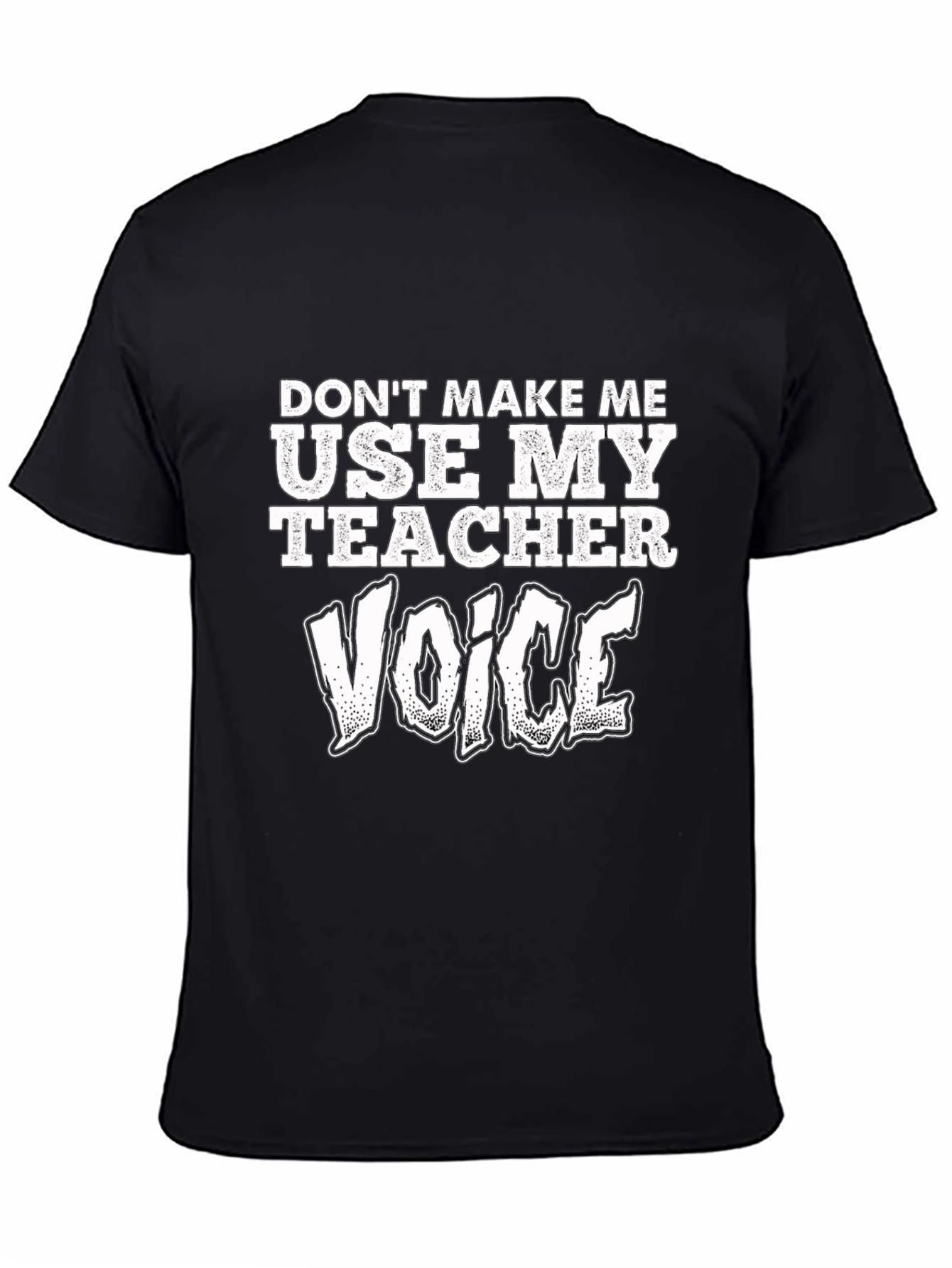 Black Teacher Voice T-Shirt view 4