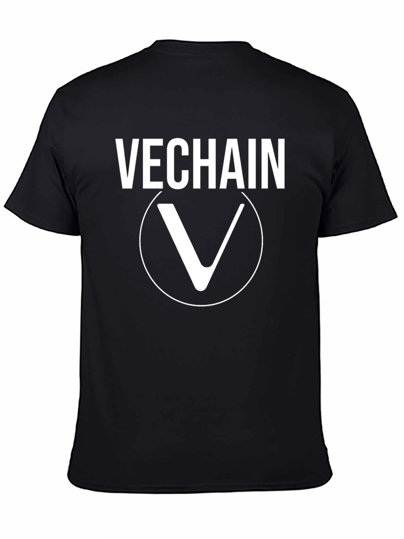 Black VeChain Crypto T-Shirt - Black view 4
