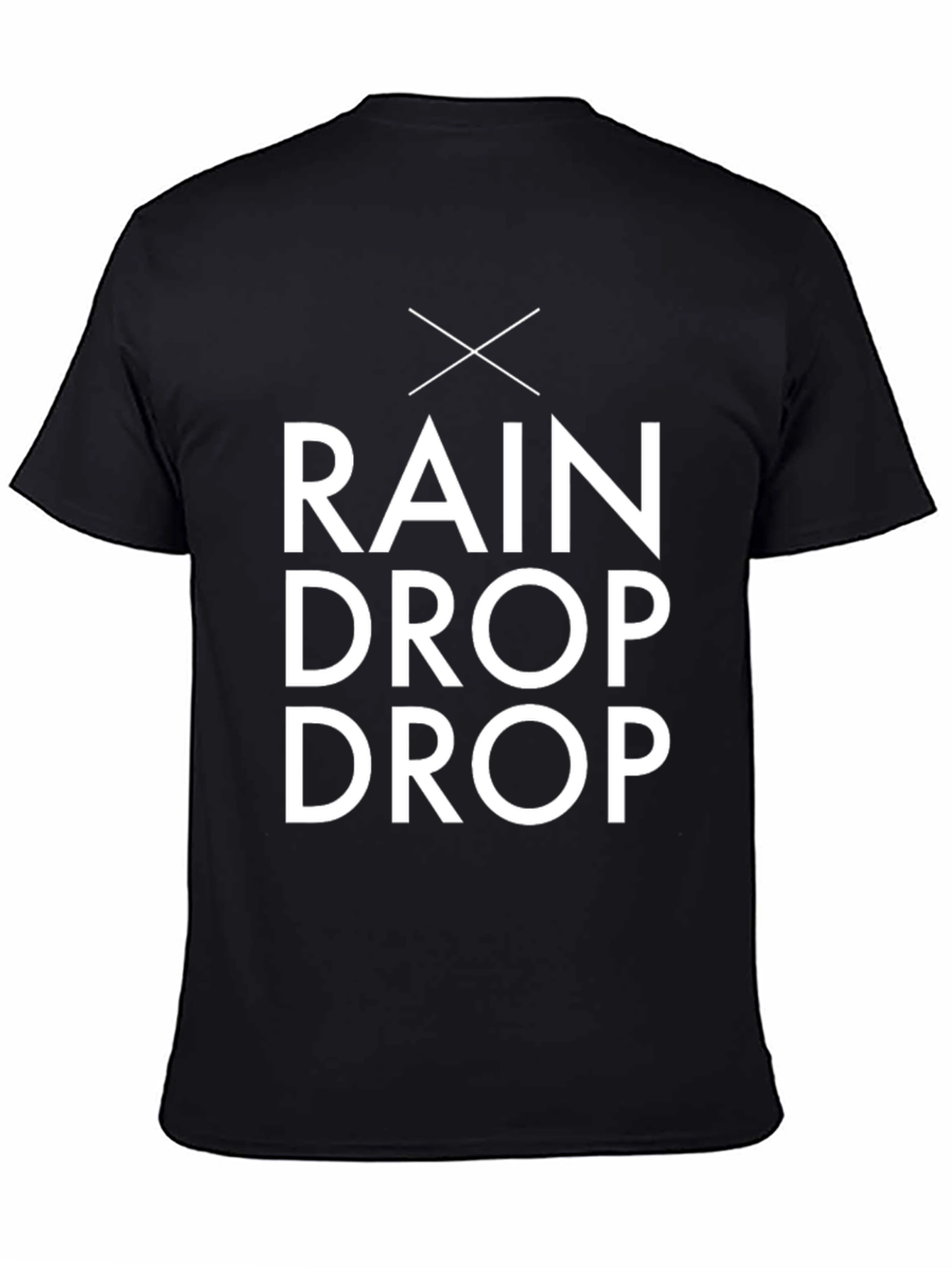 Black Rain Drop Drop Black Tee view 4