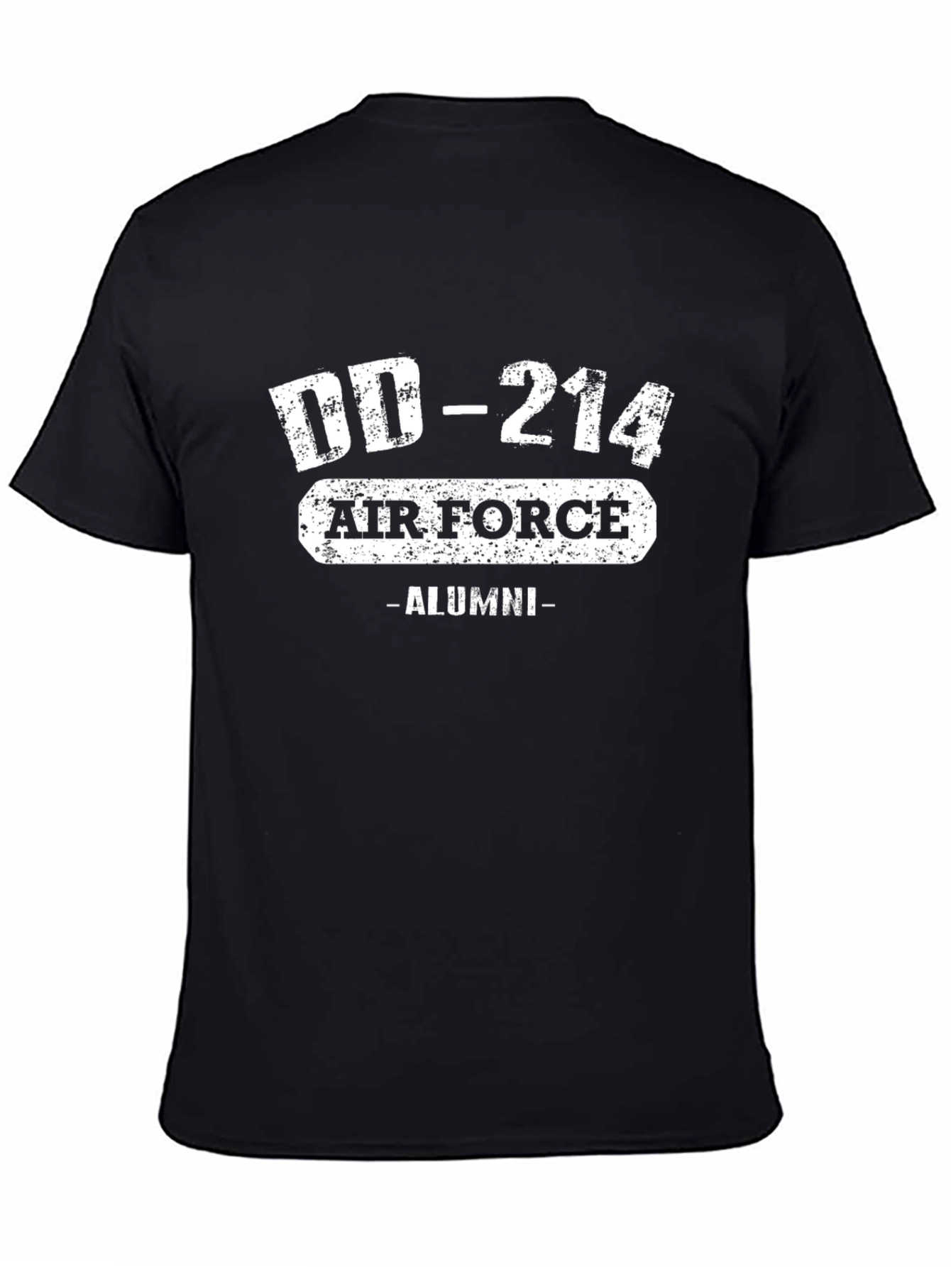 Air Force Alumni DD-214 Black T-Shirt - 4