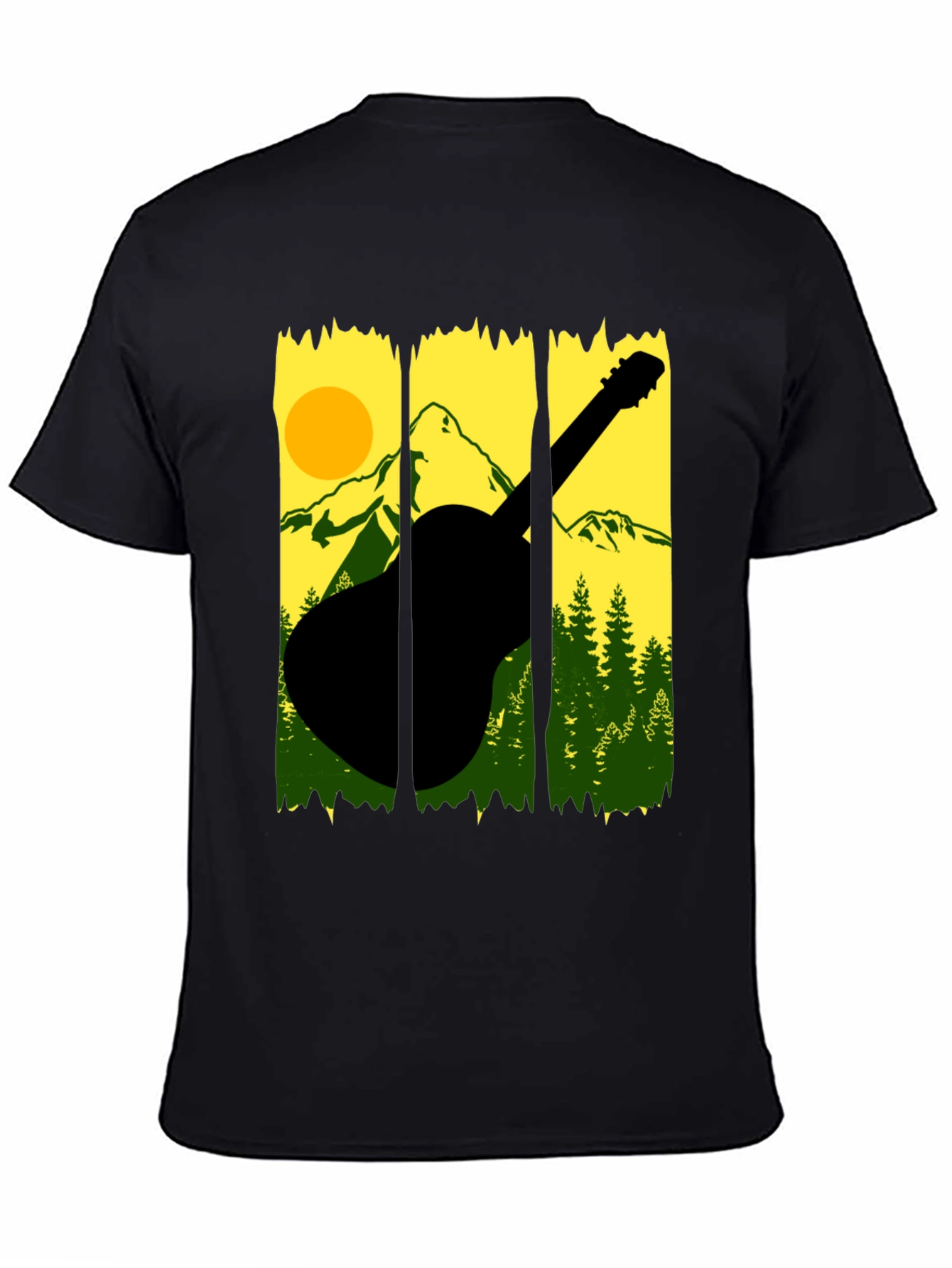 Black Mountain Guitar Graphic Tee view 4