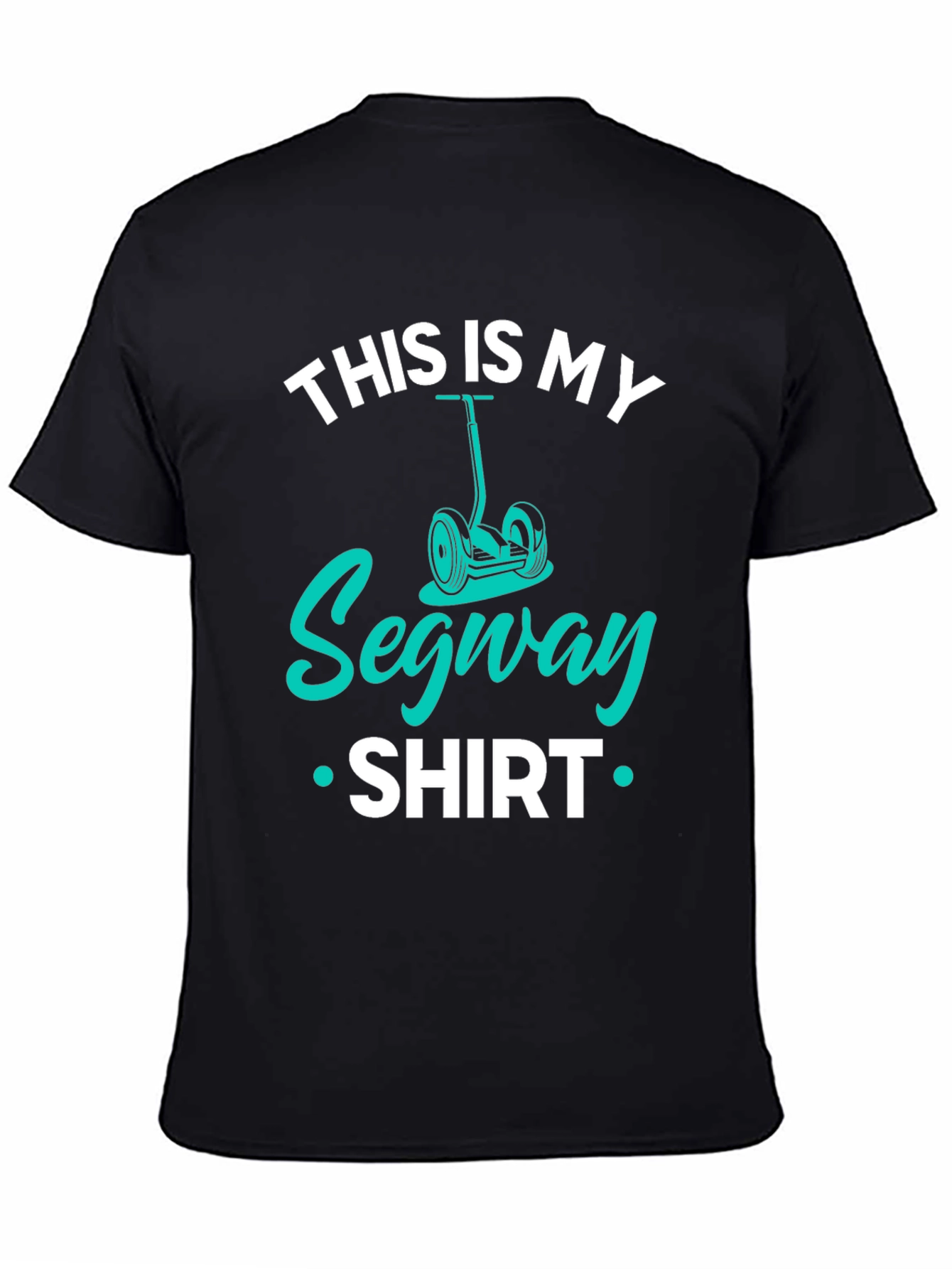 Black This Is My Segway Shirt - Funny Graphic Tee view 4
