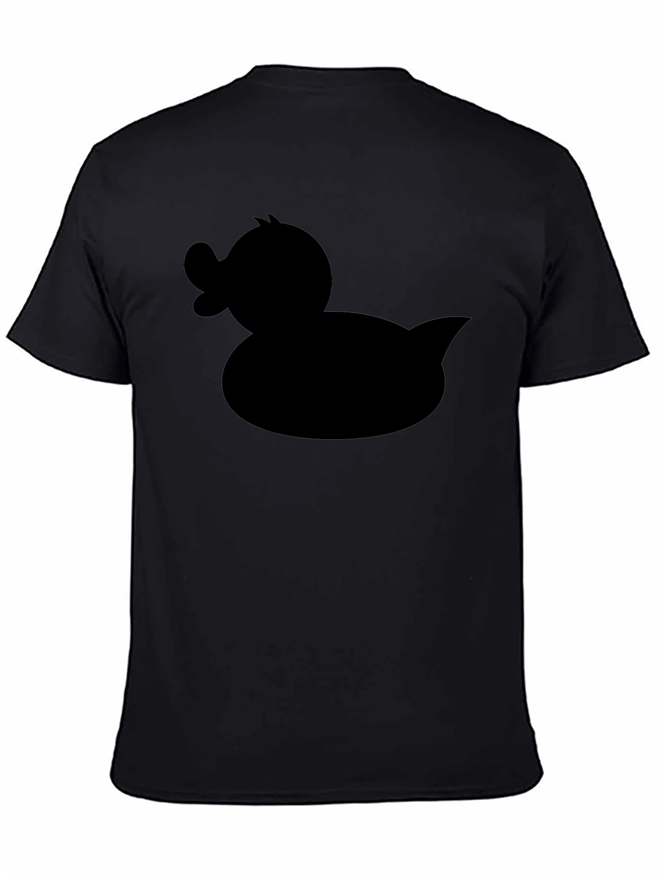 Black Duck Silhouette Black T-Shirt view 4