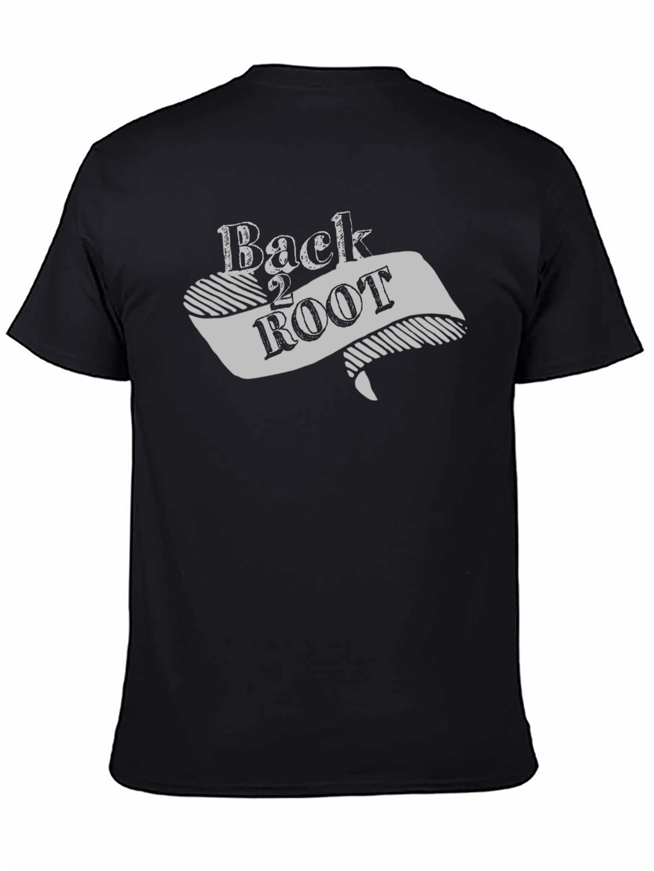 Black Back 2 ROOT Graphic Tee - Soft Cotton Blend view 4