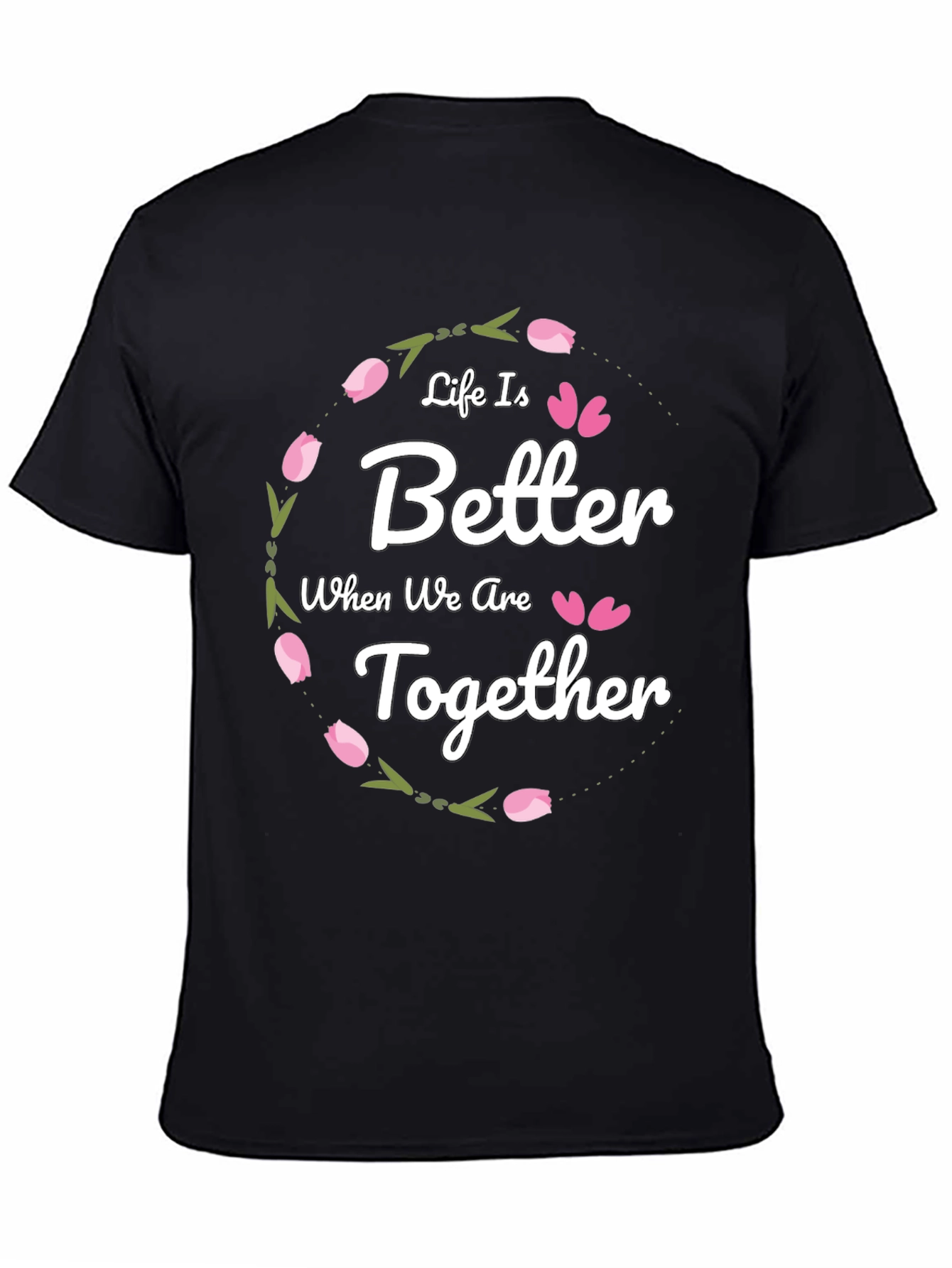 Black Life Is Better Together Graphic Tee view 4