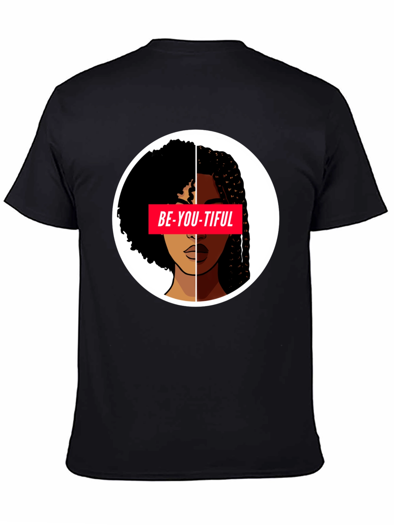 Black Be-YOU-tiful Graphic Tee - Black view 4