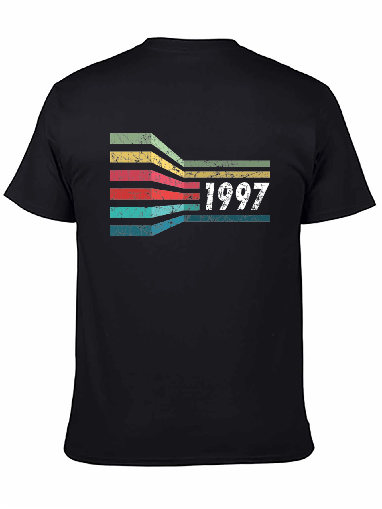 Black Vintage 1997 Retro Style T-Shirt view 4