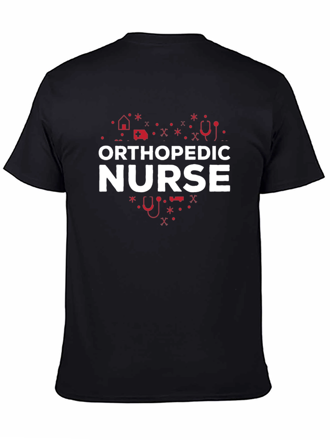 Orthopedic Nurse Heart Graphic T-Shirt - 4