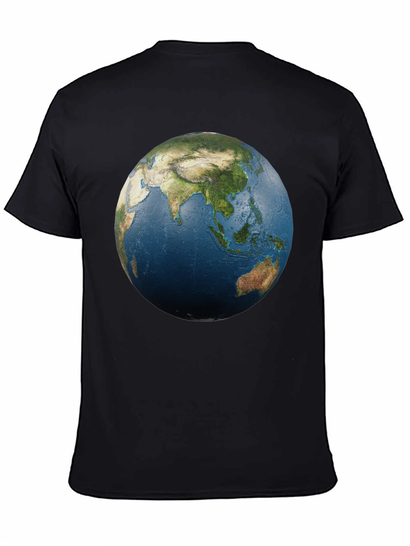 Black Earth Graphic Black T-Shirt view 4