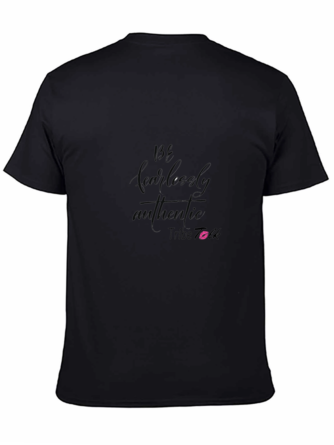 Black Be Fearlessly Authentic Graphic Tee view 4