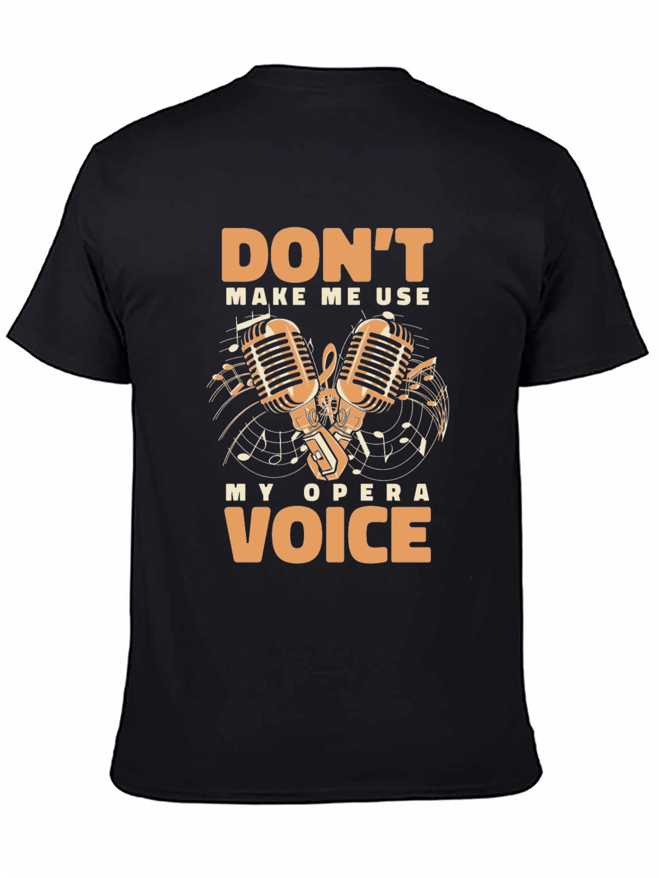 Black Opera Voice Graphic T-Shirt - Funny Music Lover Tee view 4