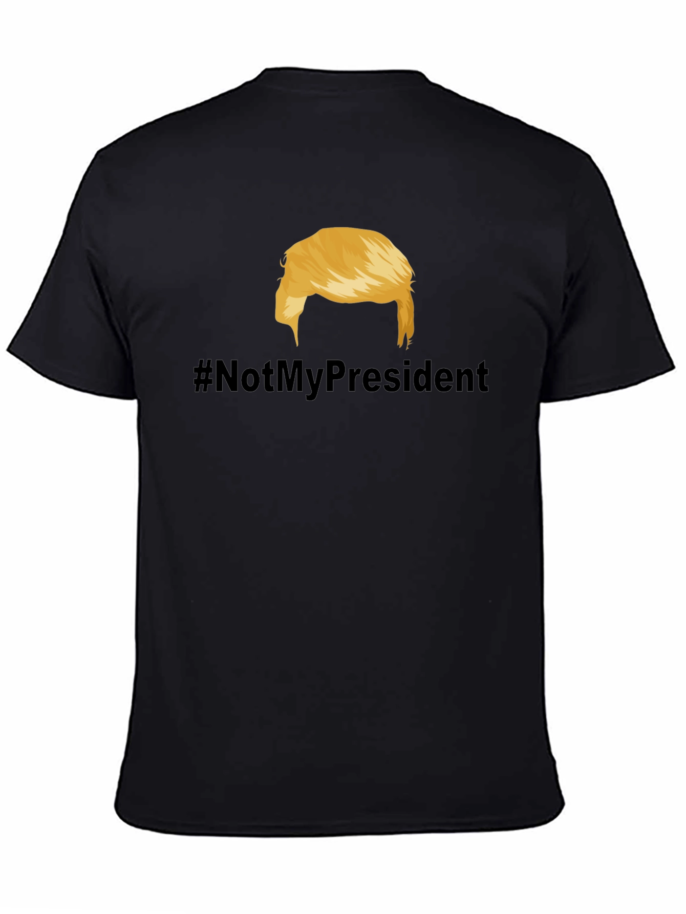 Black Not My President T-Shirt - Political Statement Tee view 4