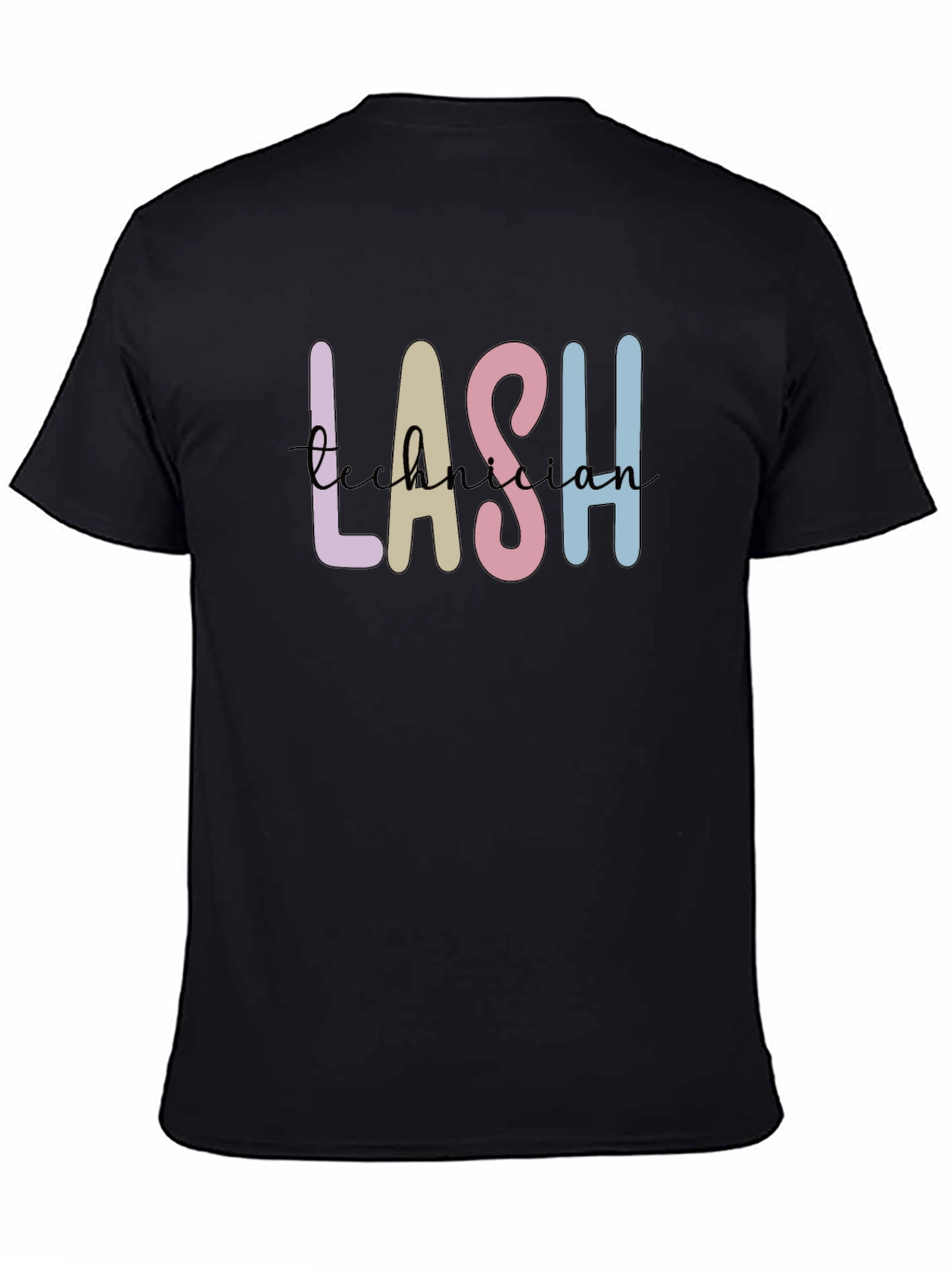 Black Lash Technician T-Shirt - Stylish & Comfortable view 4