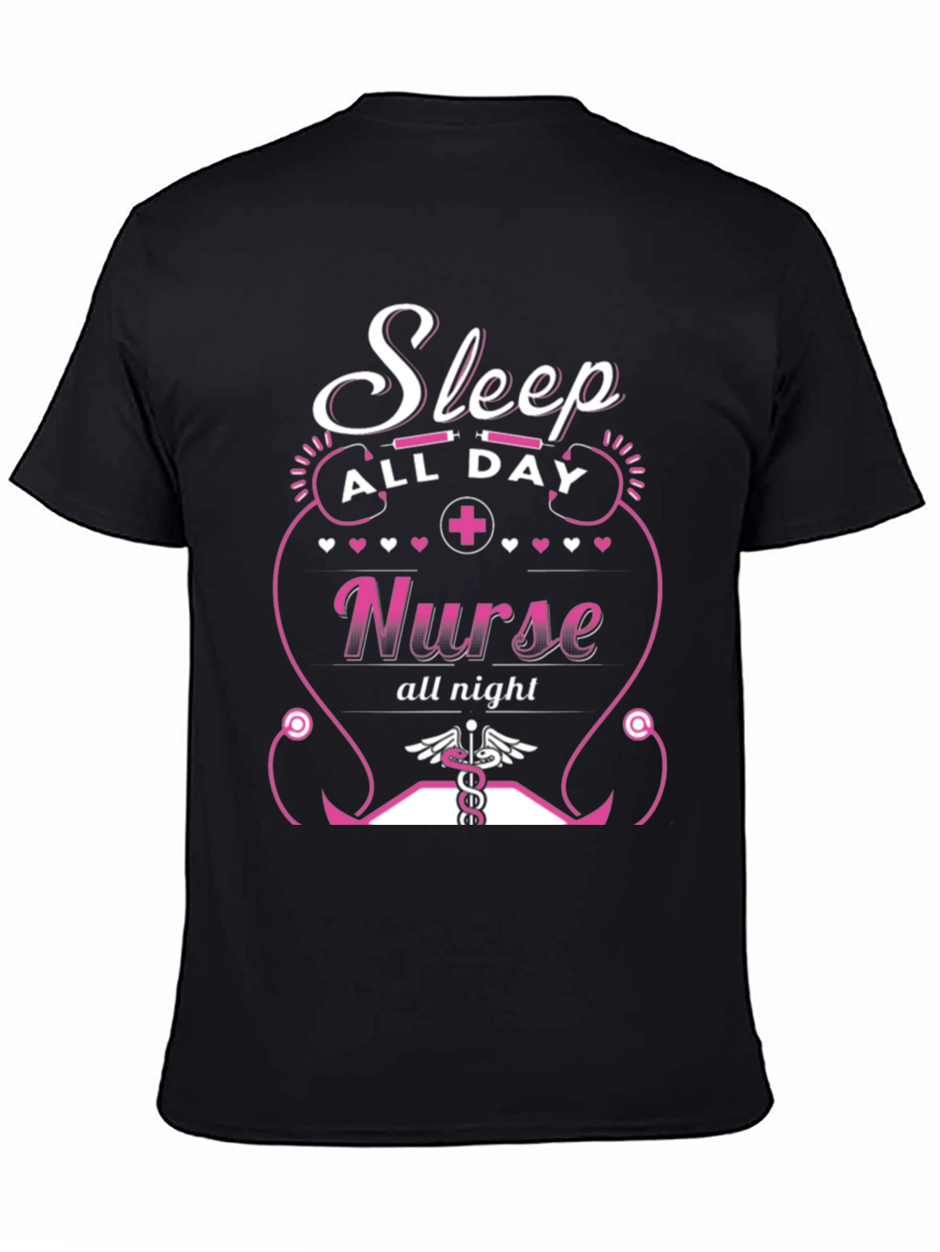 Black Nurse All Day/All Night Graphic Tee view 4