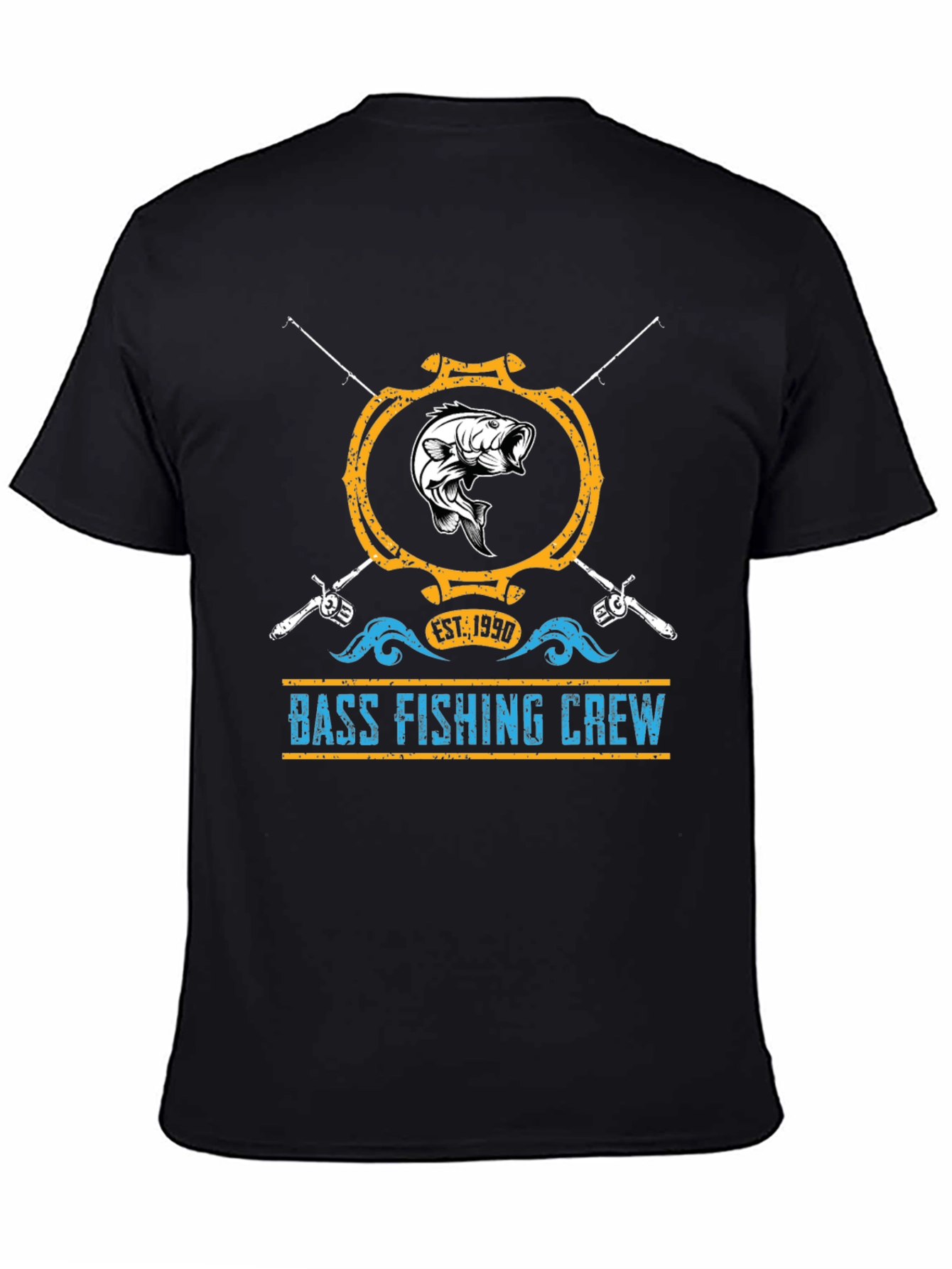 Black Bass Fishing Crew T-Shirt - Est. 1990 view 4
