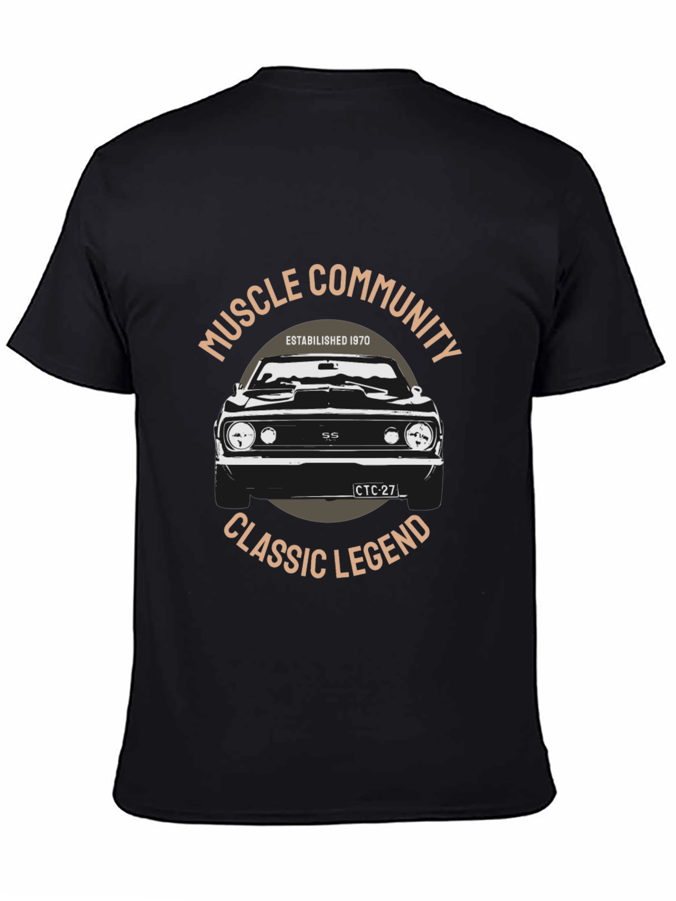 Black Muscle Community Classic Legend T-Shirt view 4