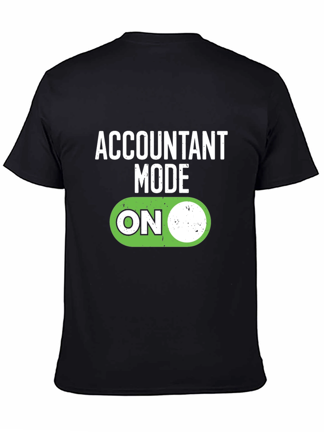 Black Accountant Mode On T-Shirt view 4