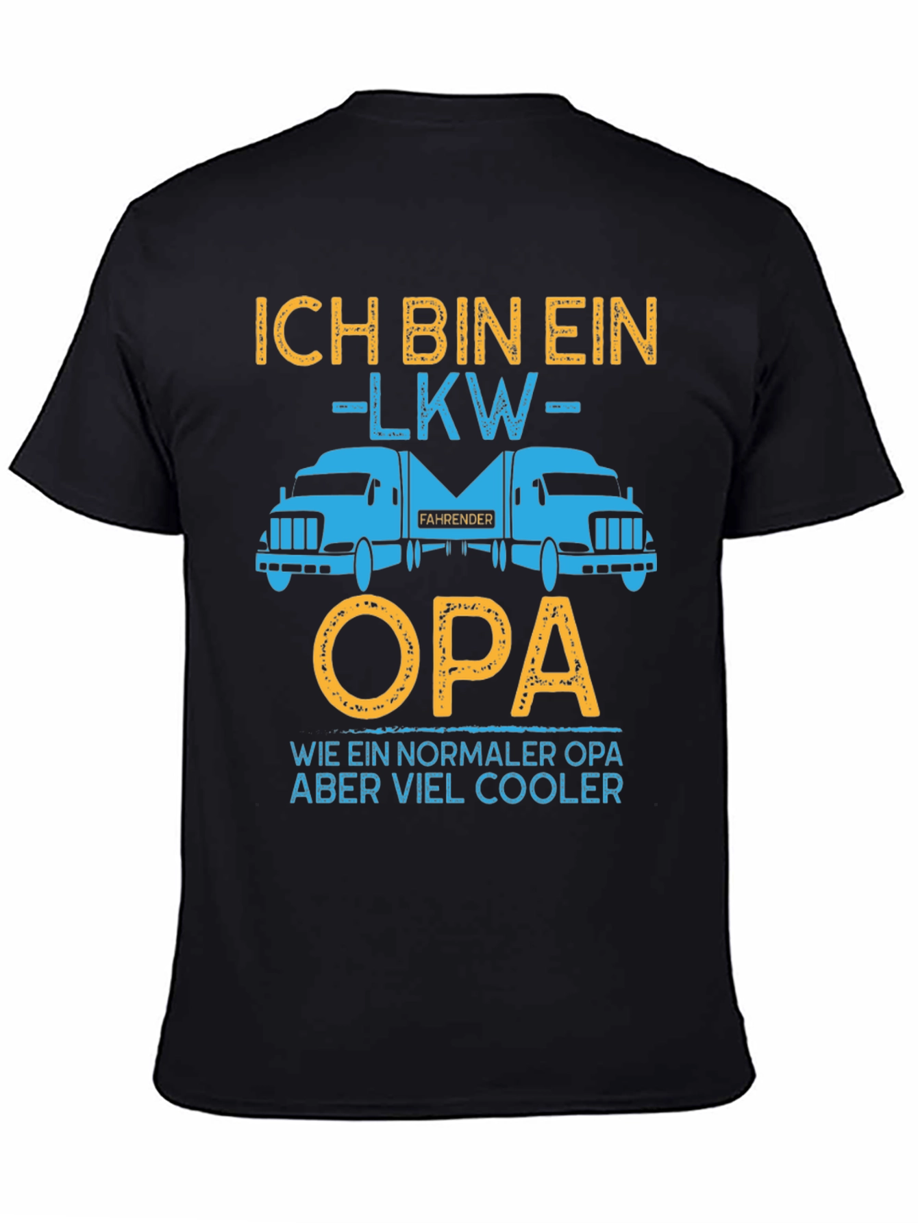 Trucker Opa T-Shirt - Cool Grandpa Gift - 4