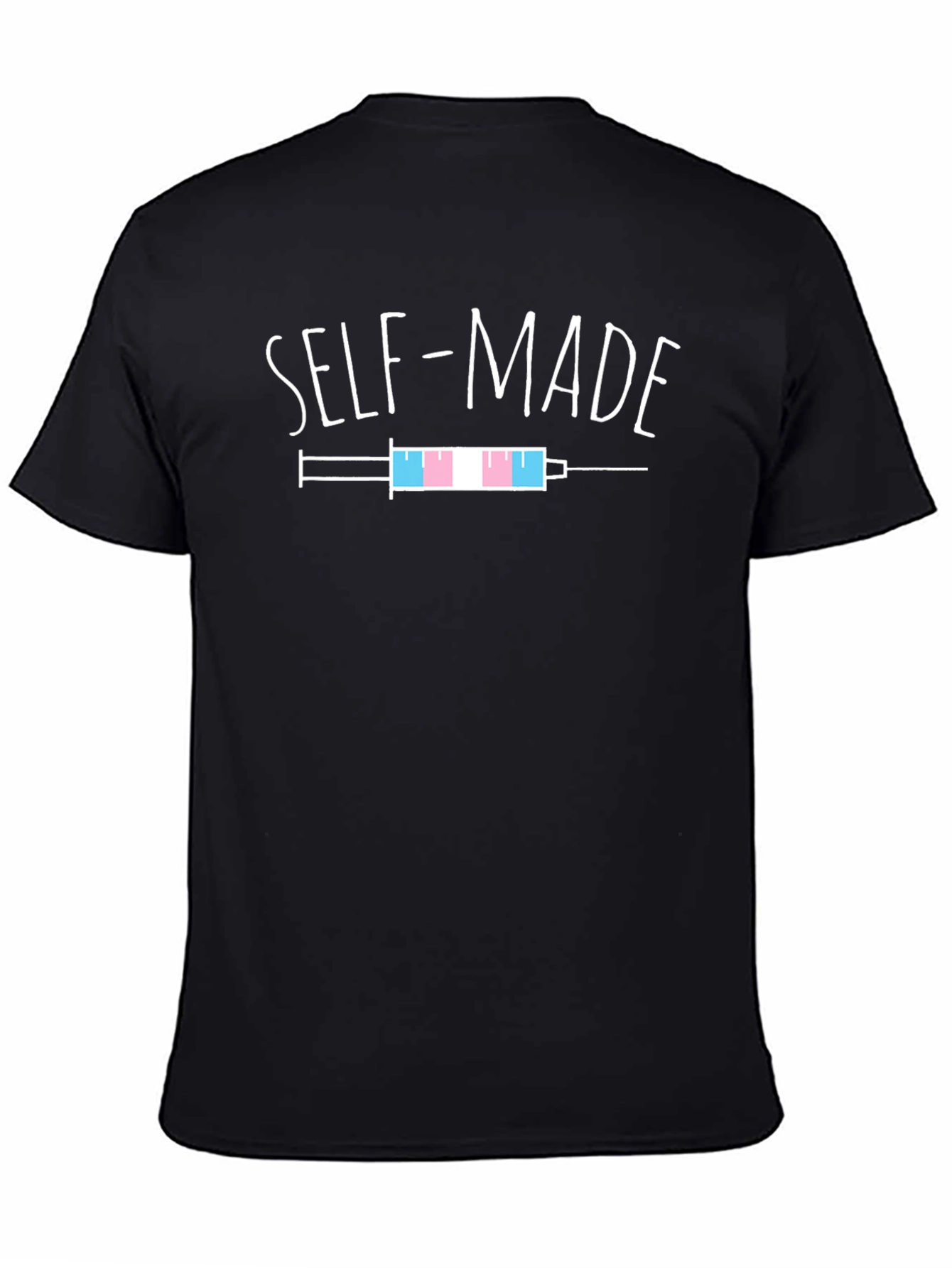 Black Self-Made Trans Pride T-Shirt view 4