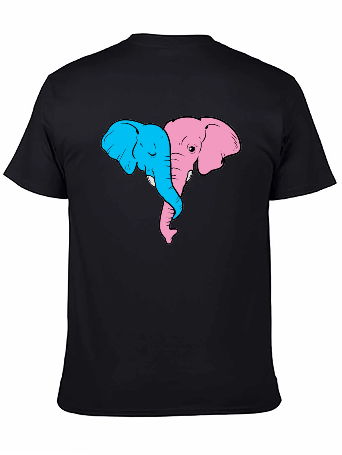 Black Elephant Love Graphic Tee view 4