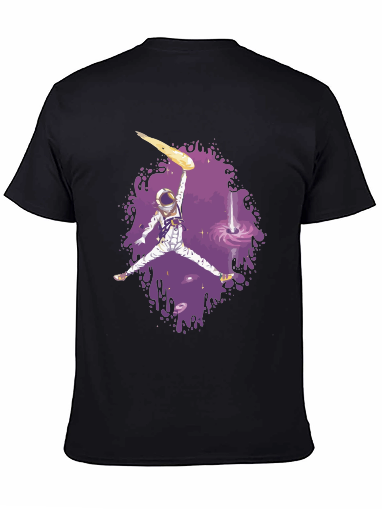 Black Astronaut Dunk Graphic Tee view 4