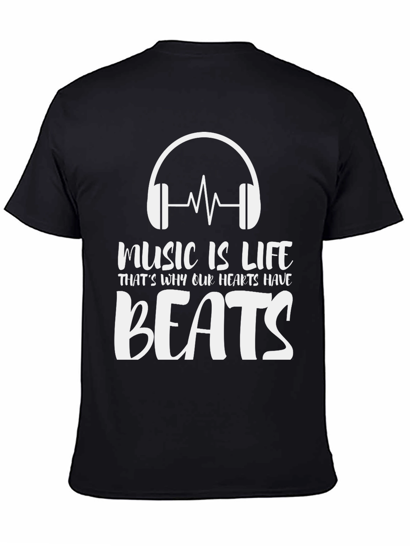 Black Music is Life Graphic Tee view 4