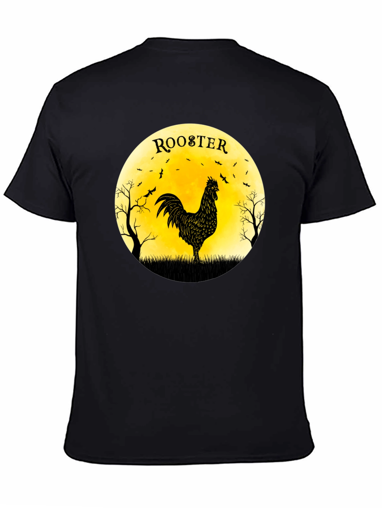 Rooster Silhouette Graphic Tee - 4