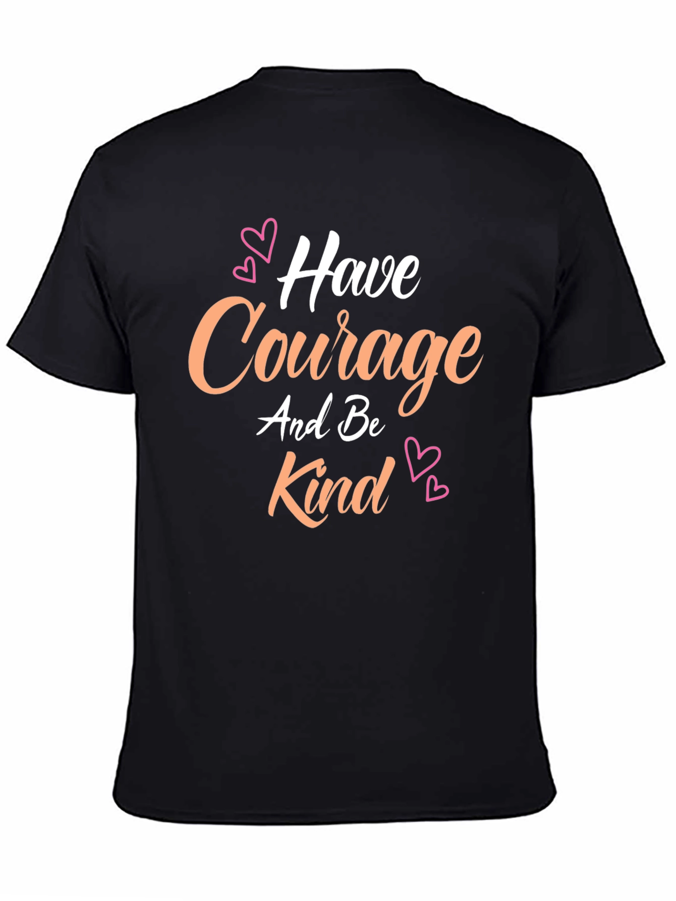 Black Courage & Kindness Graphic Tee - Black T-Shirt view 4