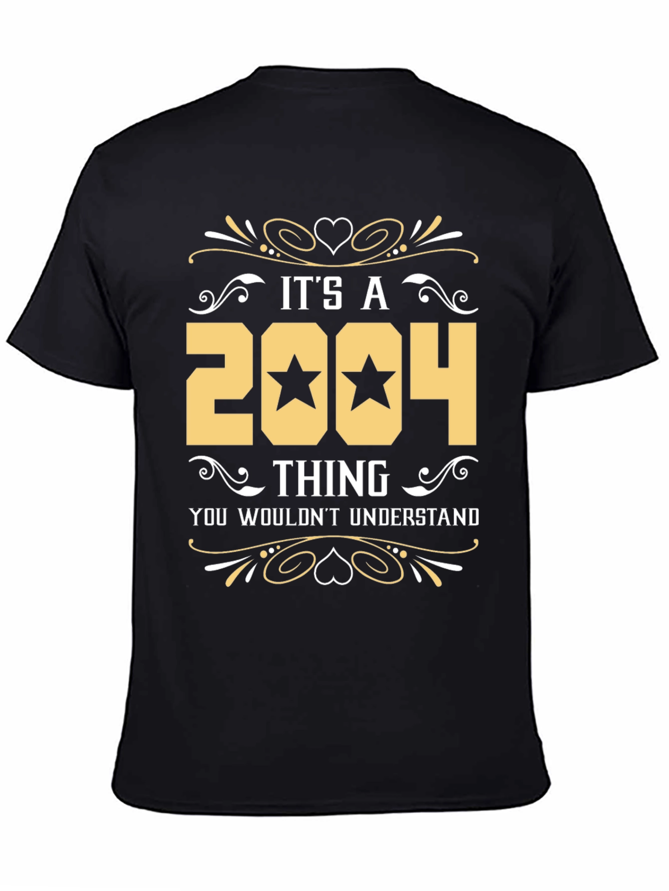 Black It's a 2004 Thing T-Shirt view 4