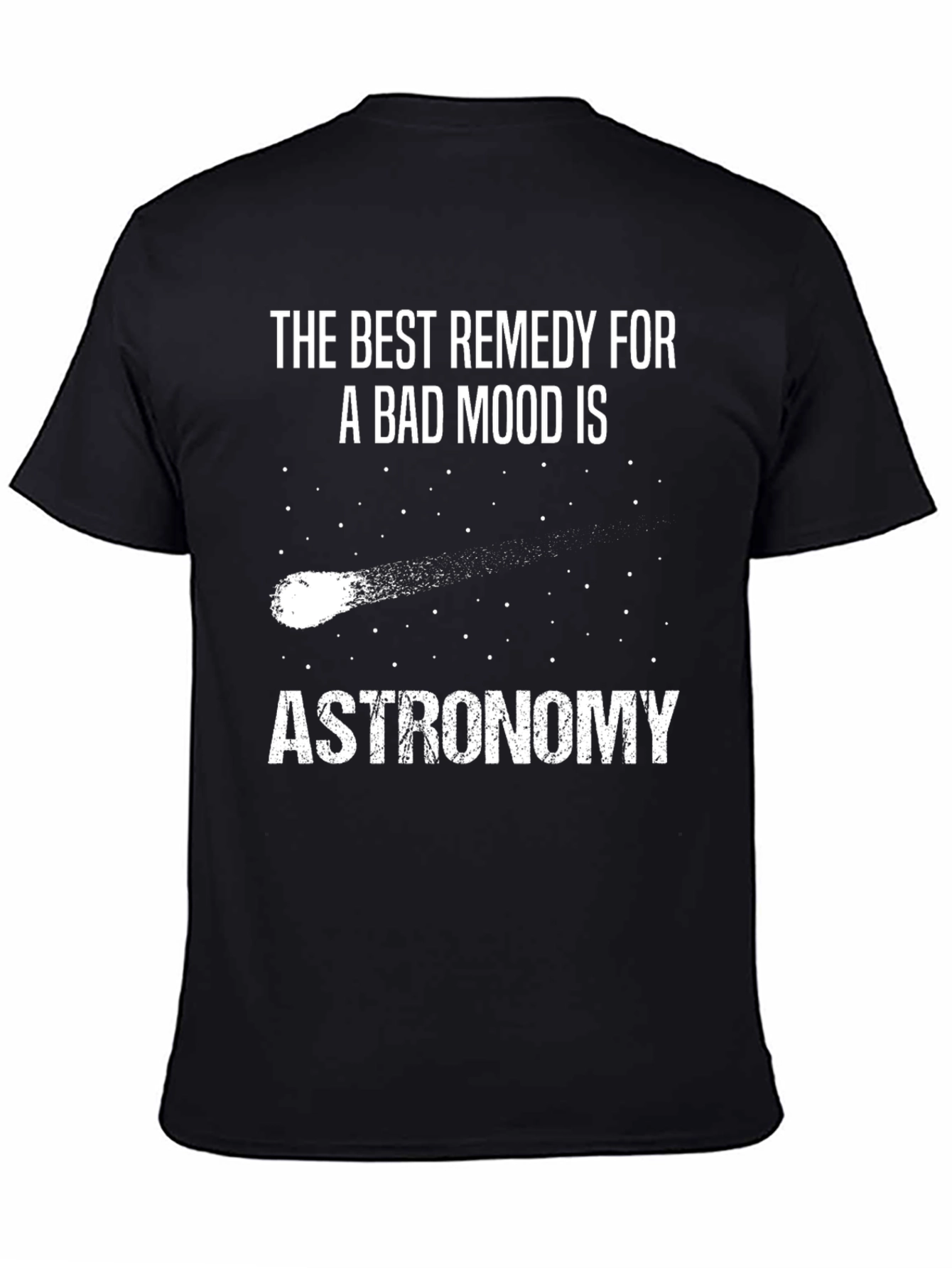 Black Astronomy Remedy T-Shirt - Comfort & Style view 4