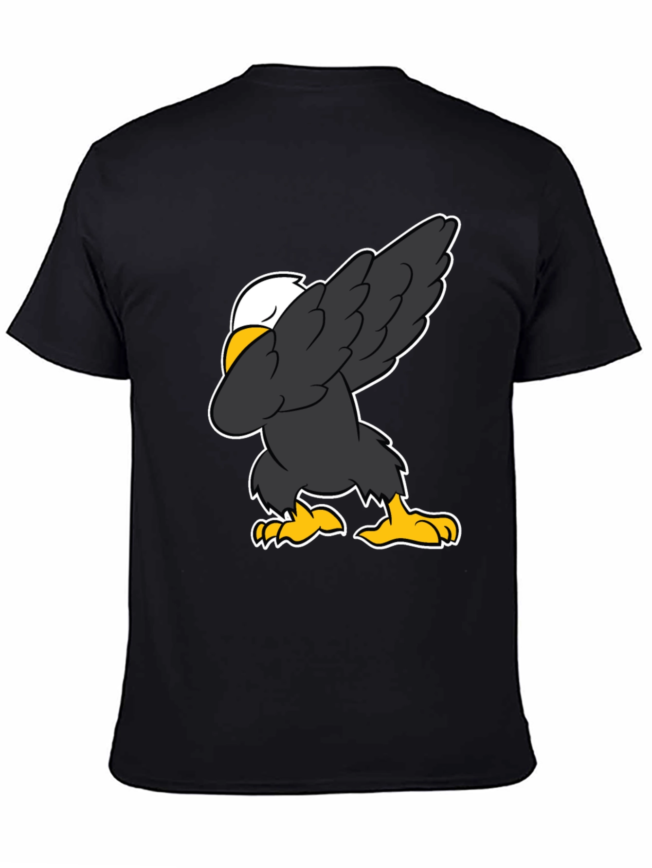 Black Dabbing Eagle Graphic Tee - Patriotic Fun view 4