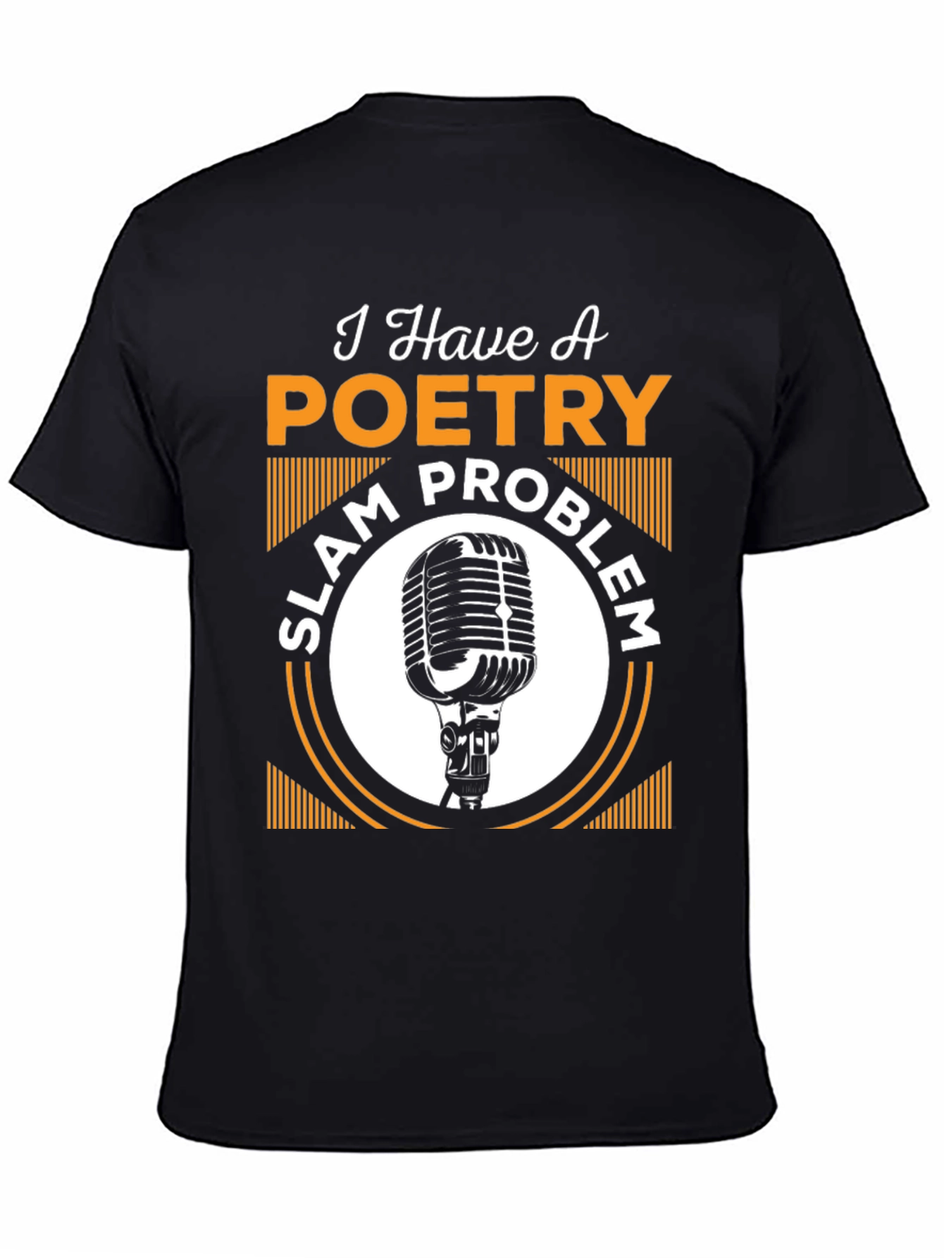 Black Poetry Slam Problem T-Shirt view 4