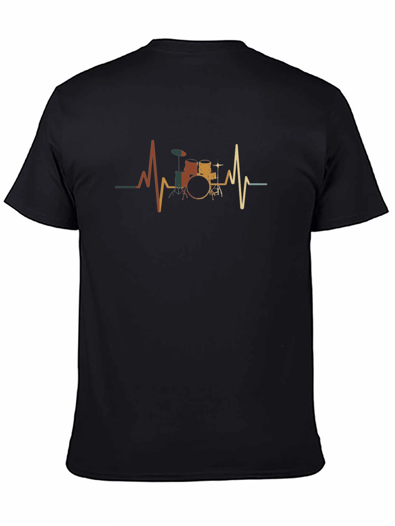Drum Heartbeat T-Shirt - Musician Graphic Tee - 4