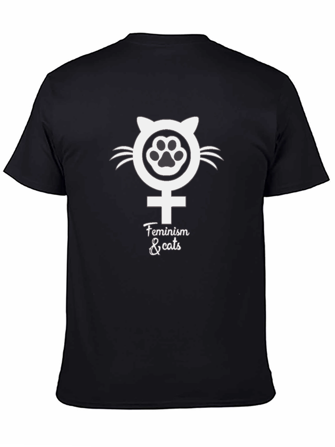 Feminism & Cats T-Shirt - Unique Graphic Tee - 4