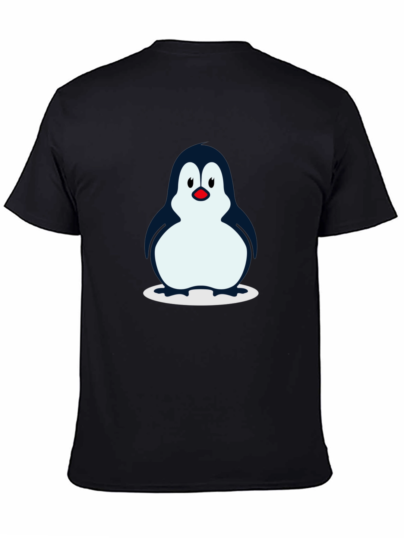 Black Penguin Graphic T-Shirt - Black view 4