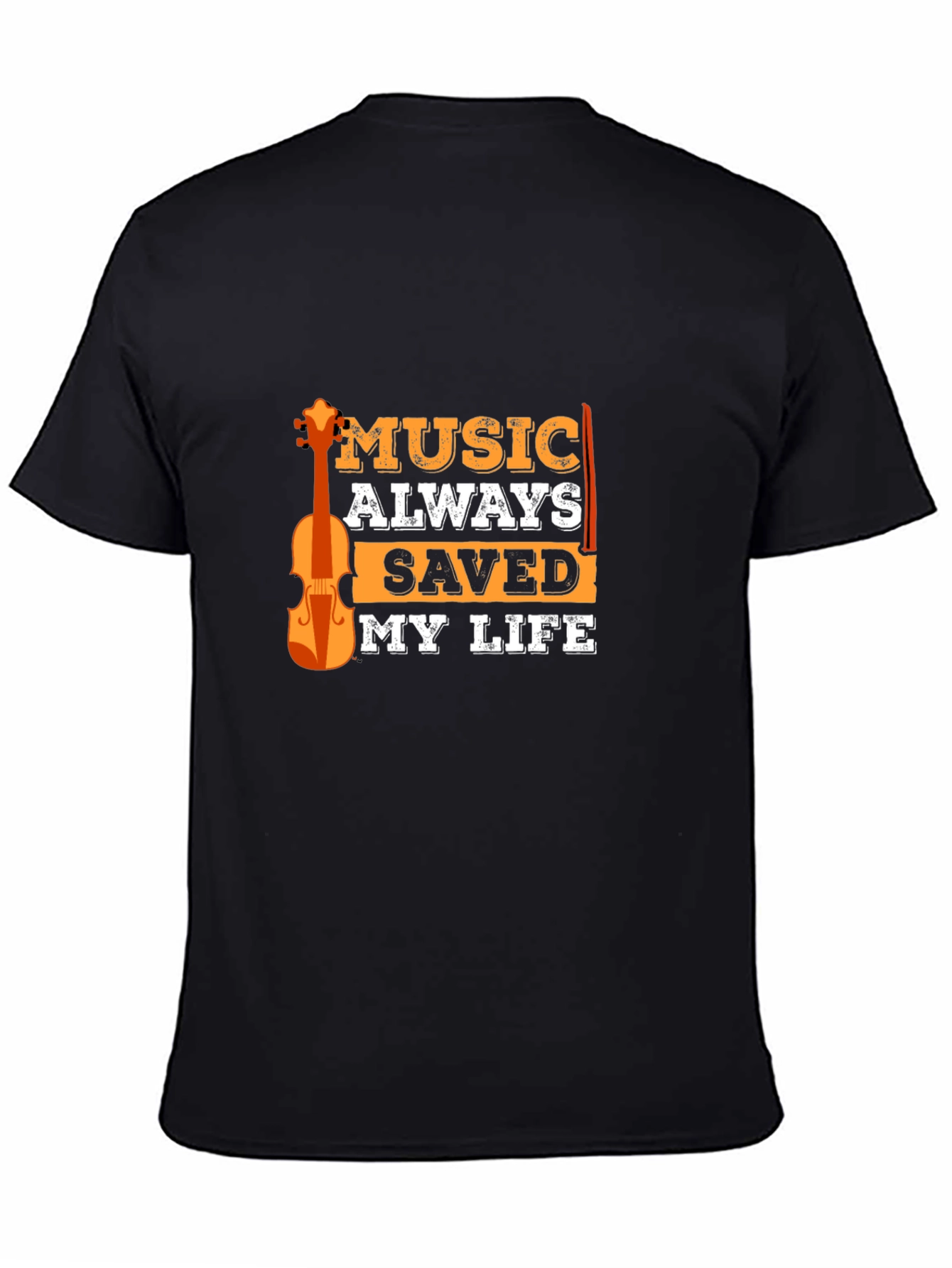 Black Music Saved My Life T-Shirt view 4