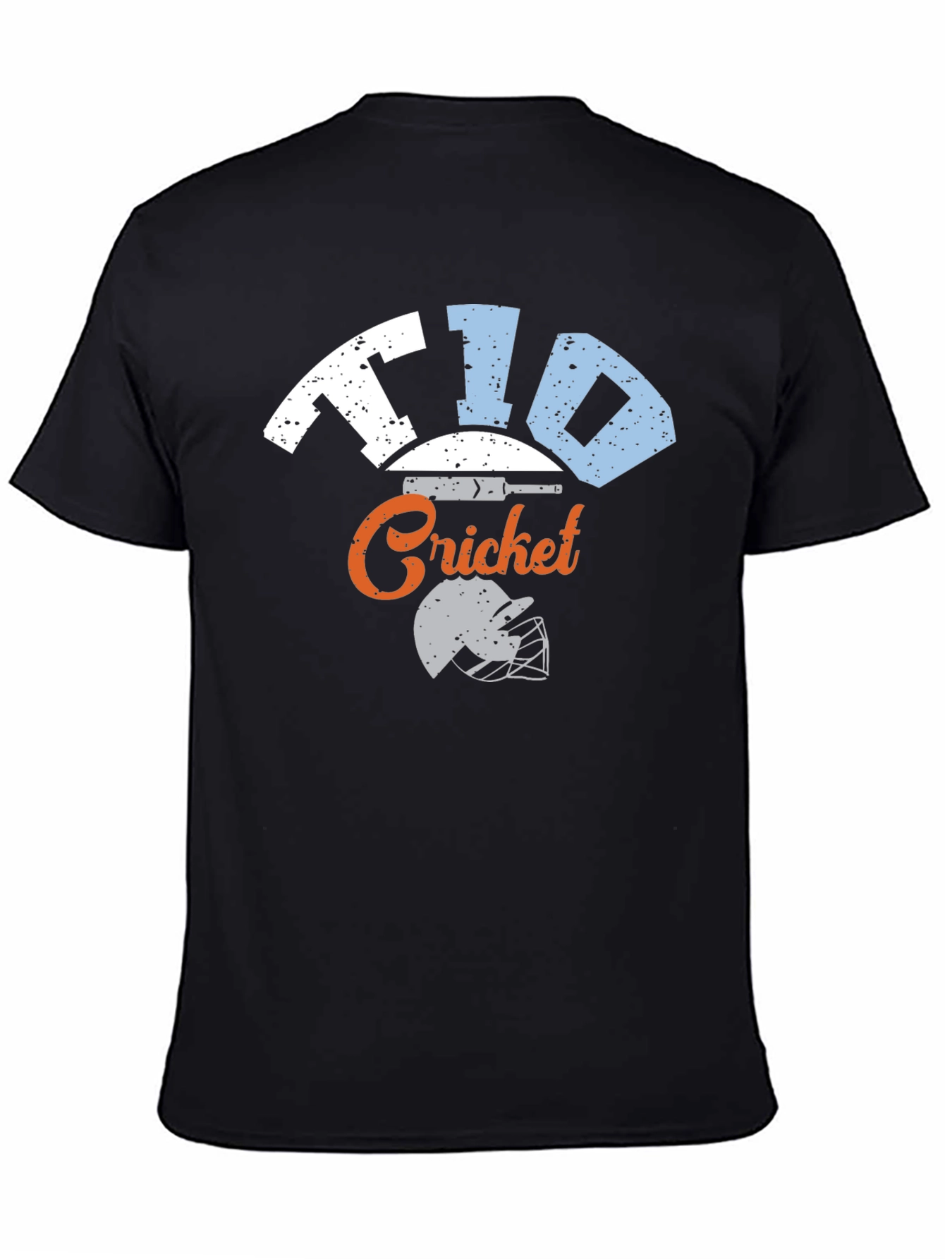 Black Cricket T10 Graphic T-Shirt view 4
