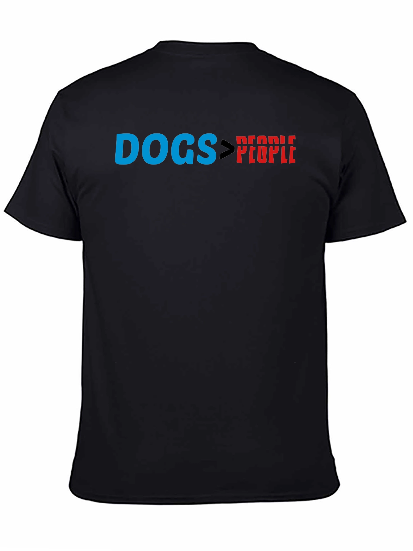 Black Dogs are Better T-Shirt - Black Graphic Tee view 4