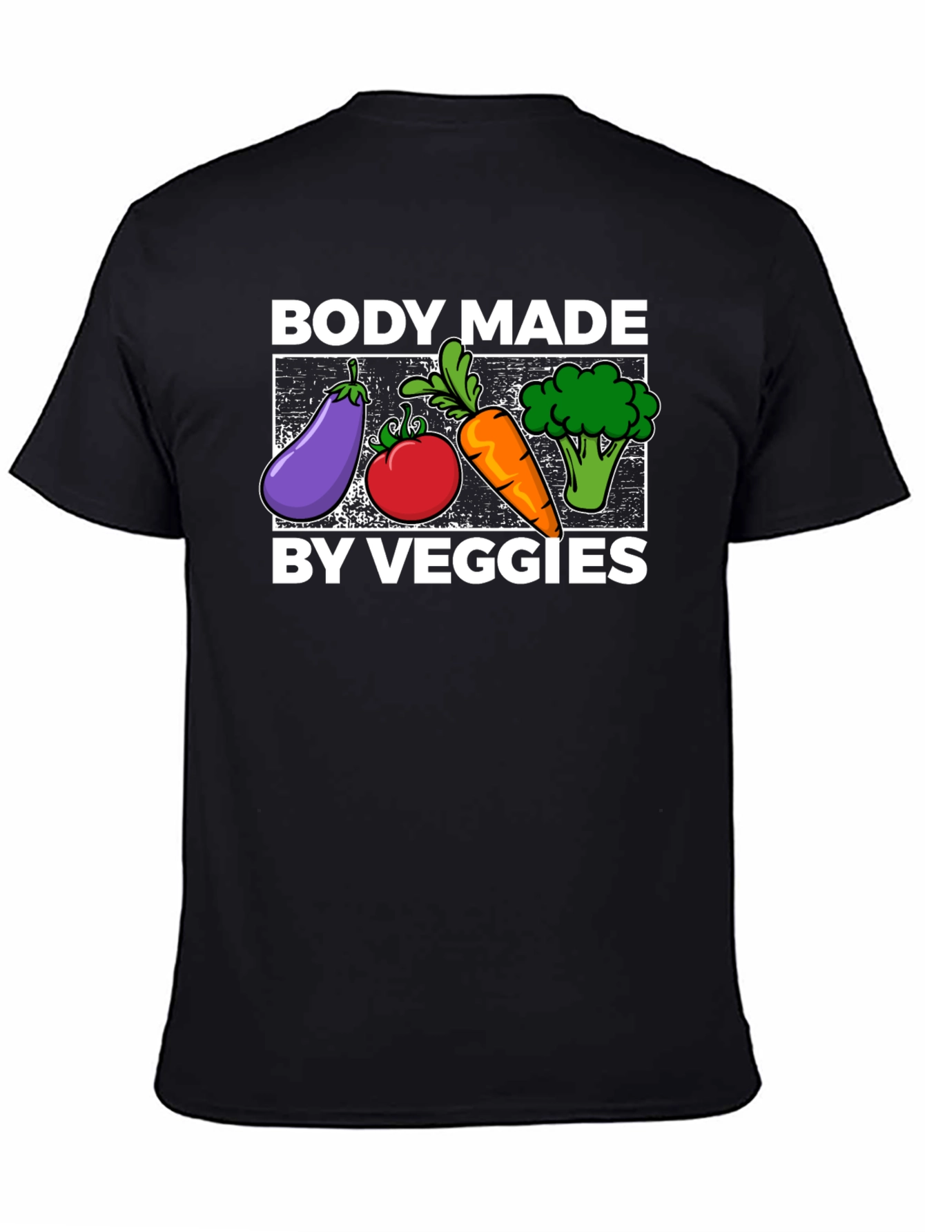 Body Made By Veggies Graphic T-Shirt - 4