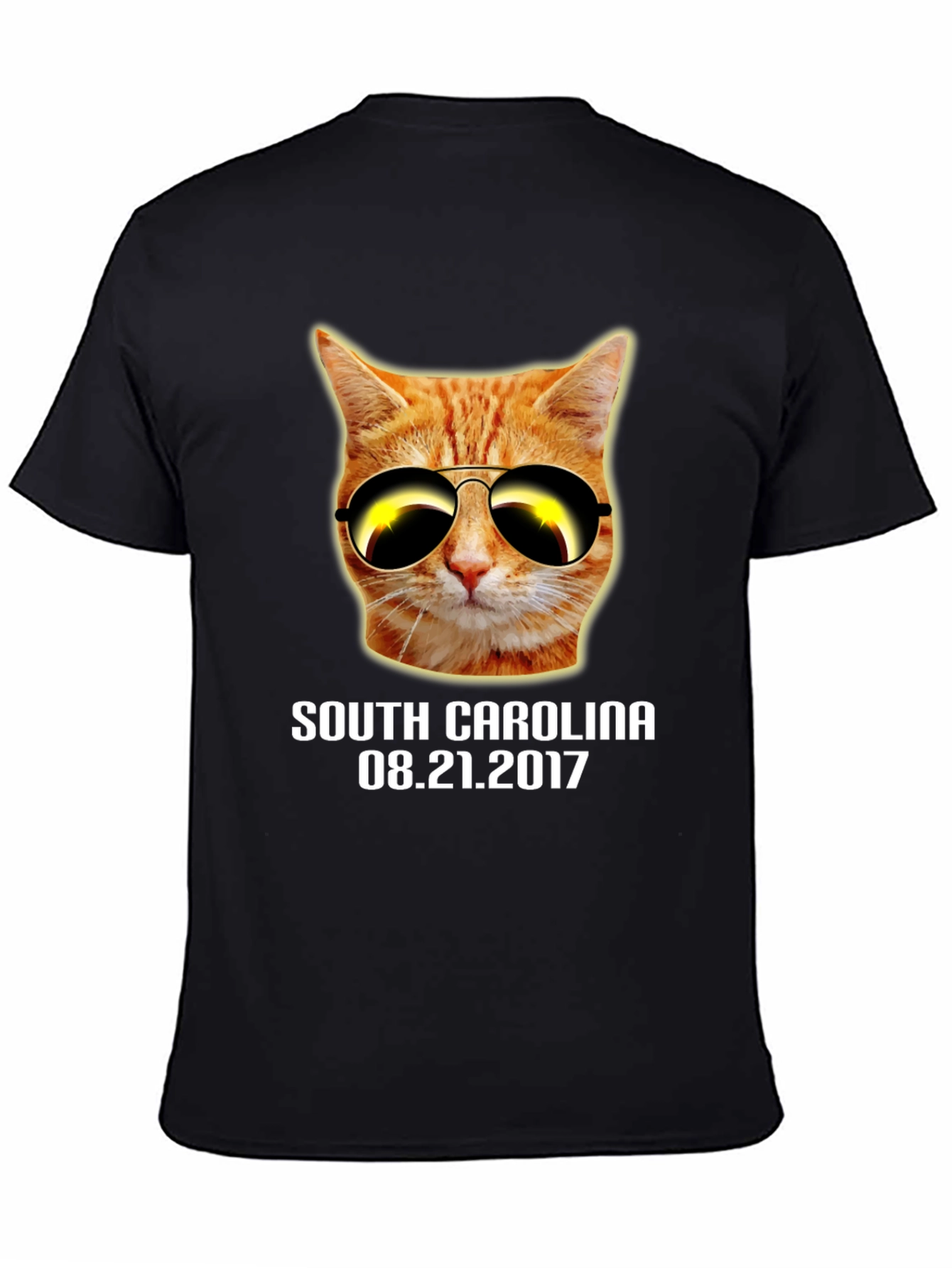 Black Cat Eclipse T-Shirt - South Carolina 2017 view 4