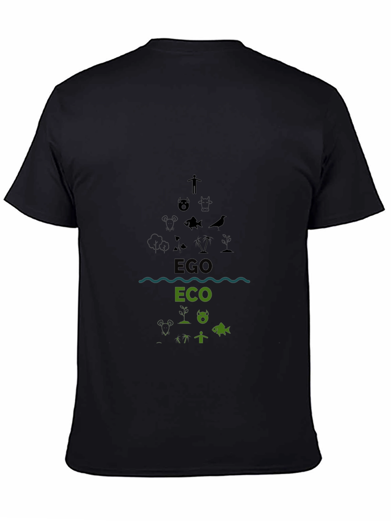 Eco/Ego Graphic Tee - Black - 4