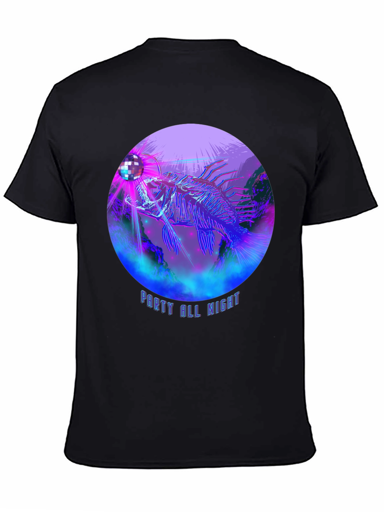 Black Party All Night Lionfish Graphic Tee view 4