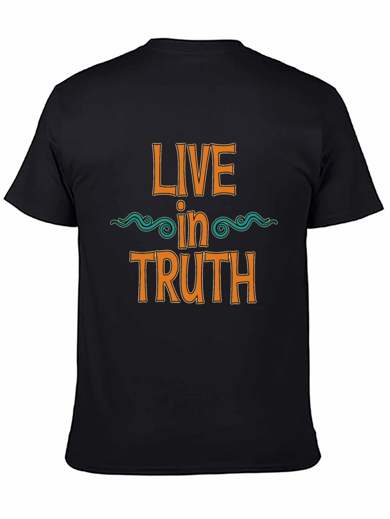 Black Live in Truth Graphic Tee - Black view 4