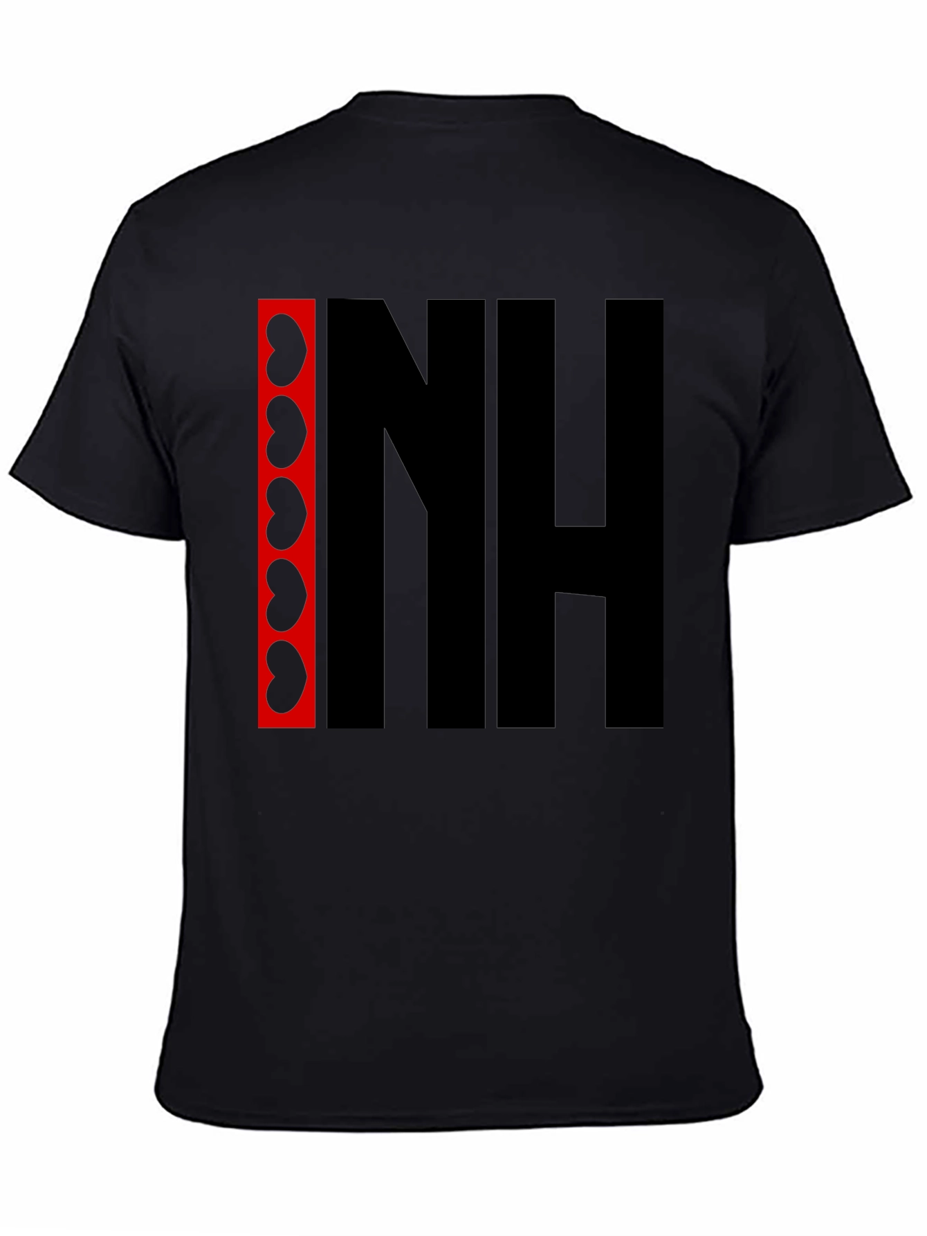 Black Cool Black Graphic Tee - Kidney NH Print view 4