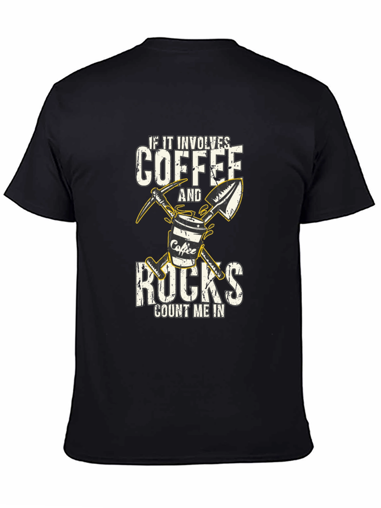 Black Coffee & Rocks Graphic Tee - Count Me In! view 4