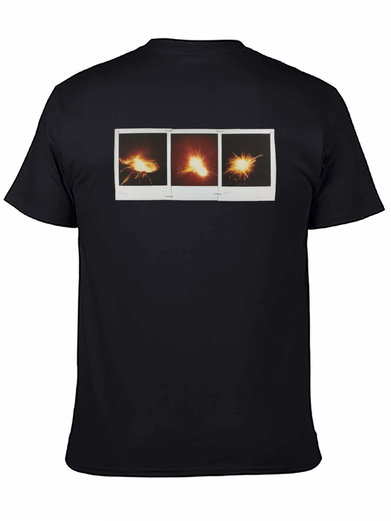 Black Spark Photography T-Shirt - Modern Graphic Tee view 4