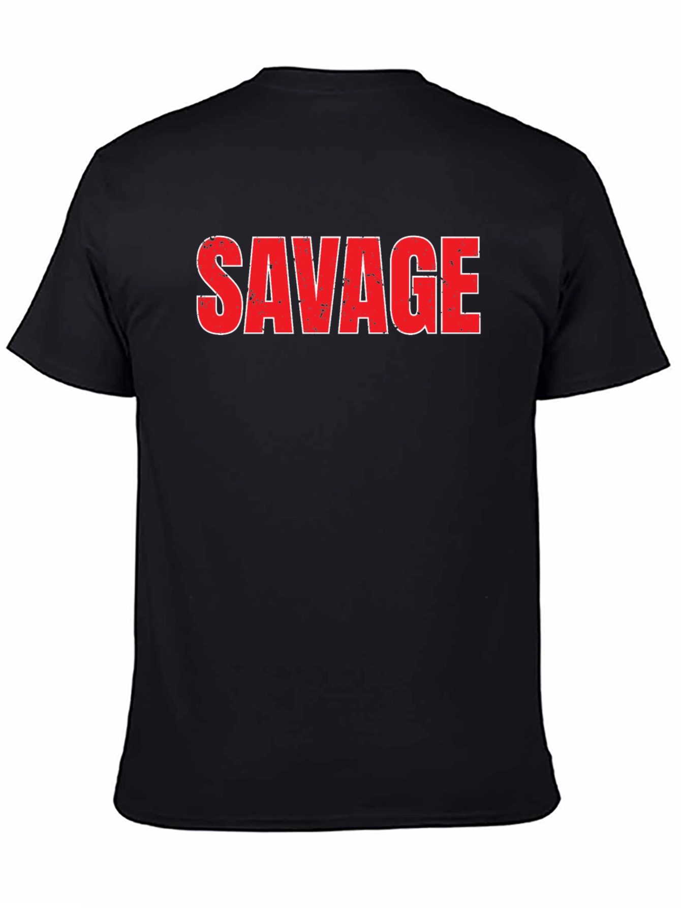 Black Savage Graphic Tee - Bold Statement Shirt view 4