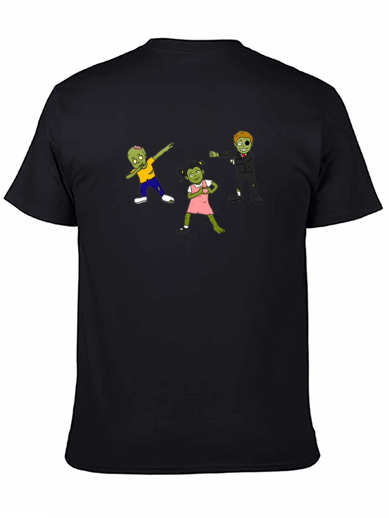 Black Zombie Dance T-Shirt - Spooky Fun! view 4
