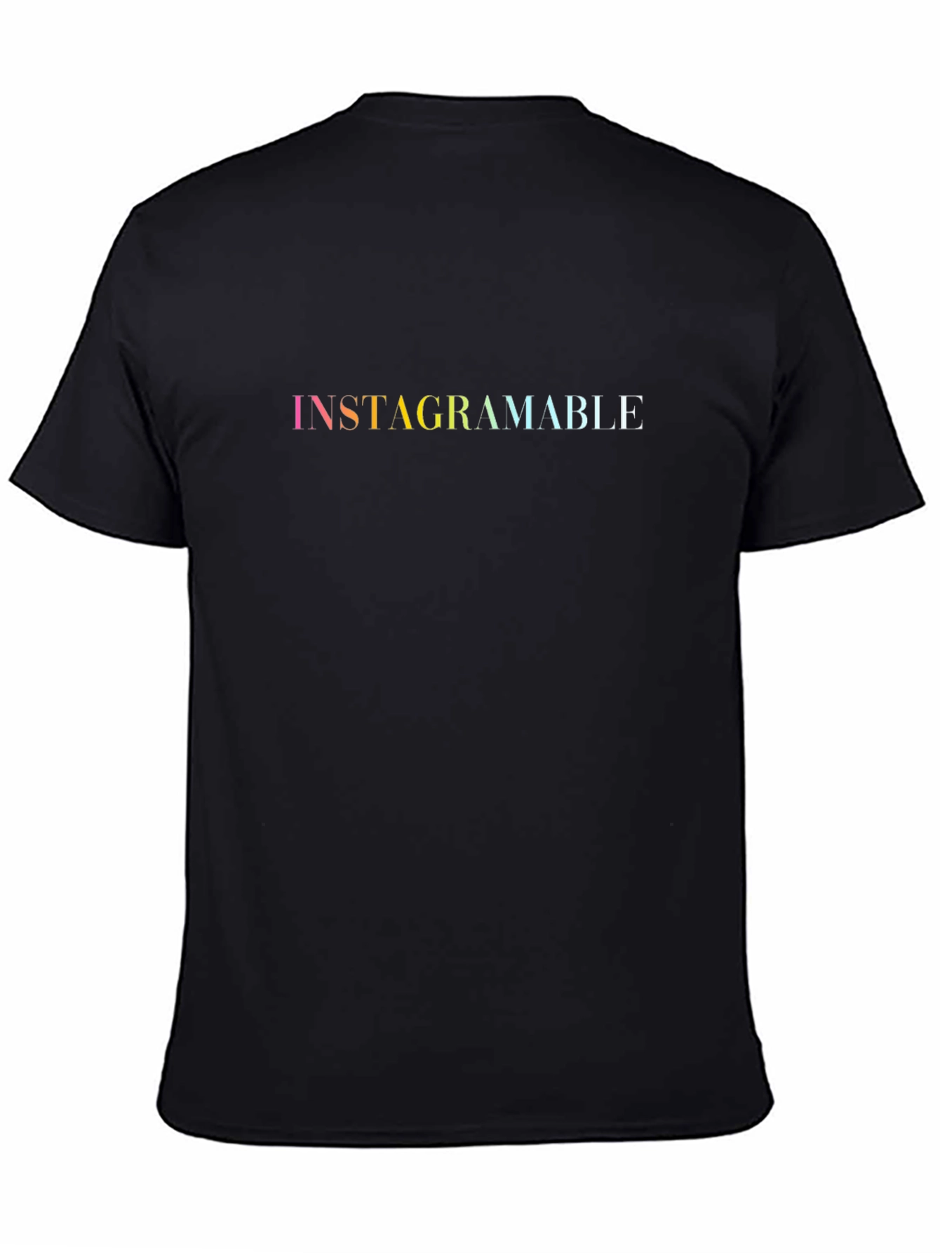Black Instagammable Black T-Shirt view 4